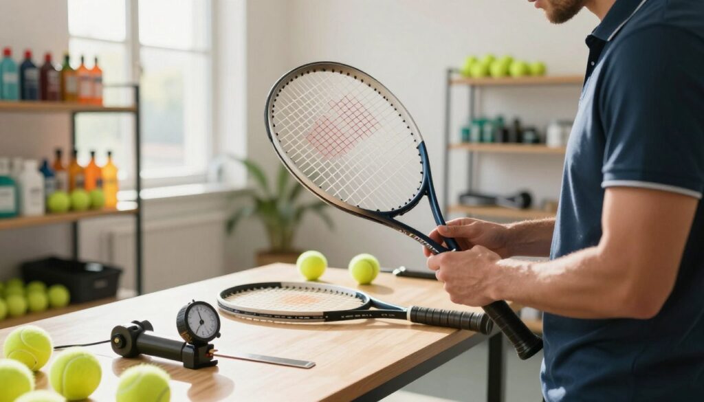 mantenimiento de equipo de tenis mantenimiento de equipo de tenis