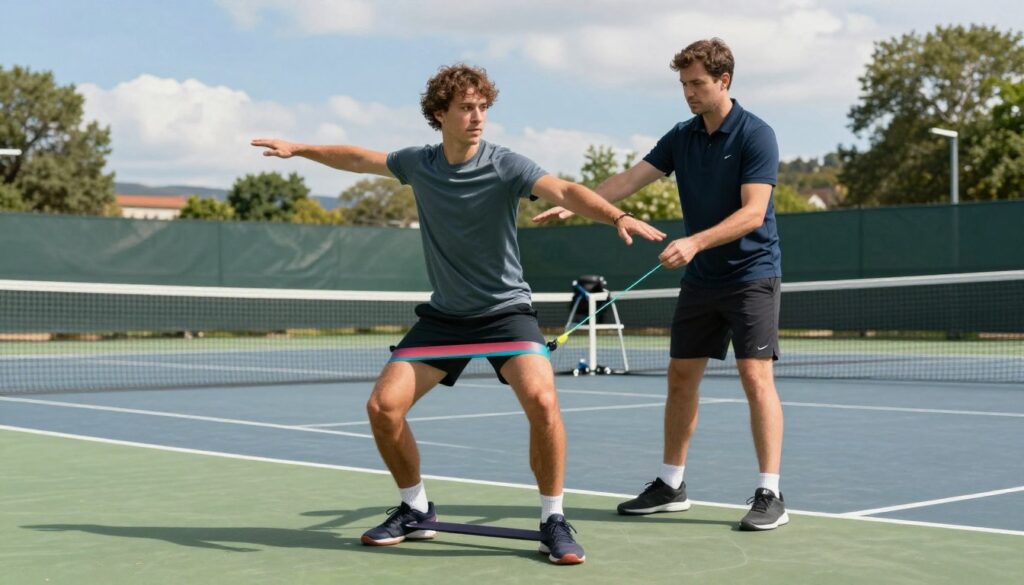 rehabilitación física para tenistas