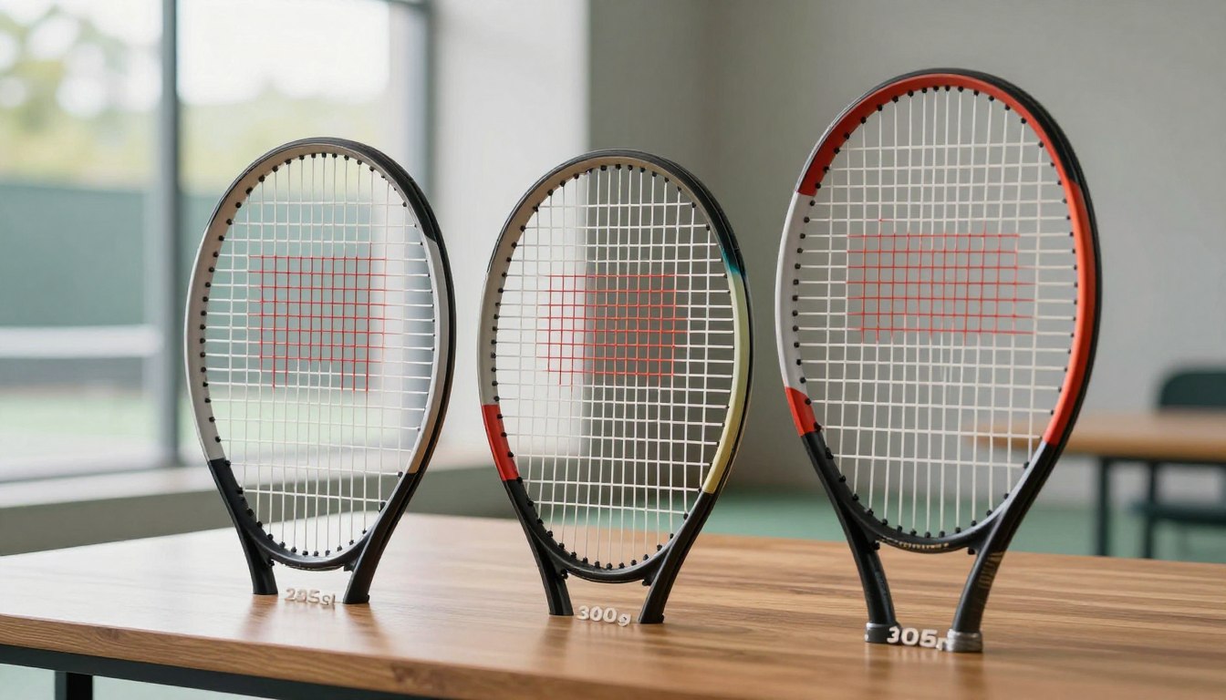 tennis Diferencia entre raquetas de 285g, 300g y 305g