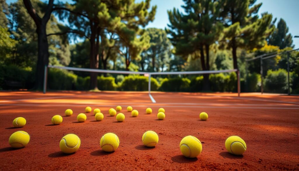 pelotas rebote arcilla